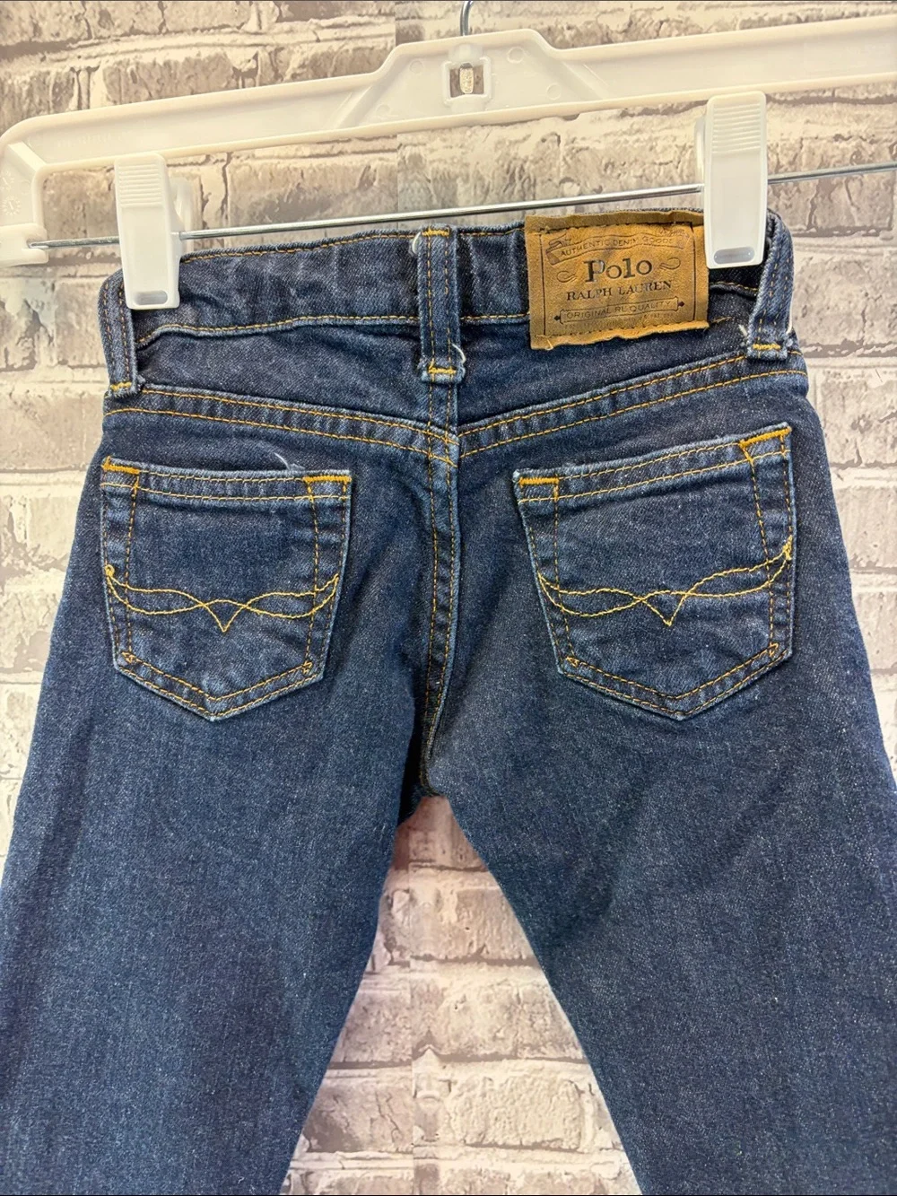 Ralph Lauren Kids Dark Blue Denim Jeans